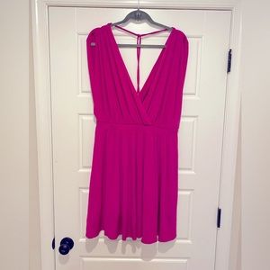 Moda International magenta dress. Size L
